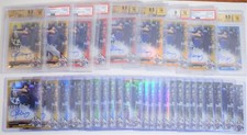 2017 Bowman Draft Chrome QUINN BRODEY AUTO Rainbow SUPERFRACTOR 1/1 RED Mets LOT
