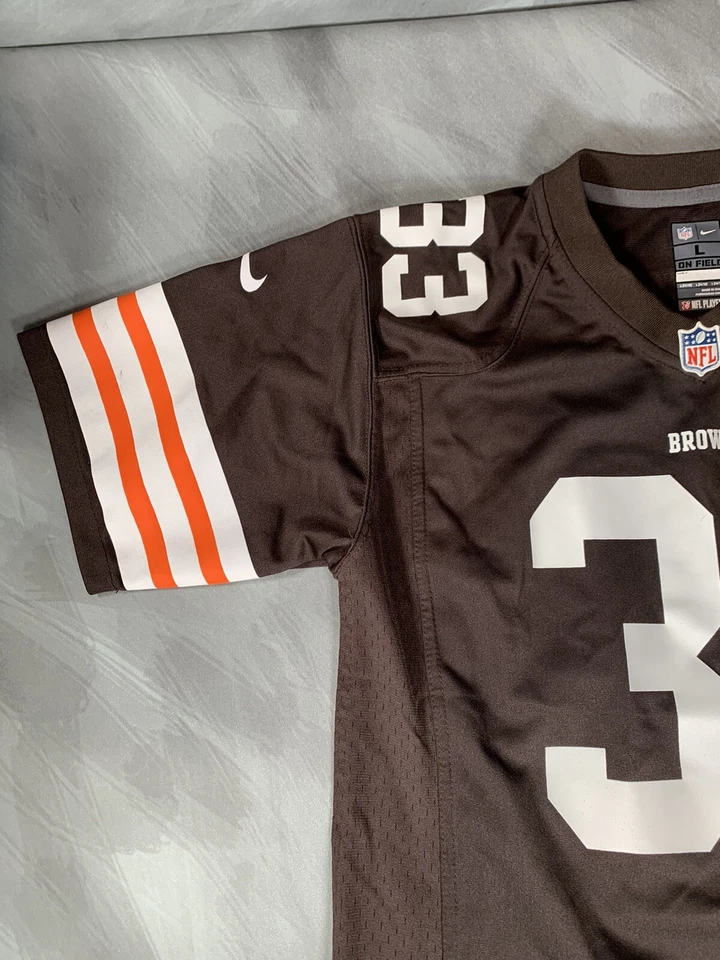 Camiseta deportiva Nike On Field de los Cleveland Browns Trent Richardson #33 de la NFL talla grande juvenil Foto 2 de 4