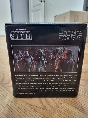 Star Wars Gentle Giant Airborne Trooper Mini Bust Clone Wars 212th