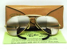 Occhiali da sole Ray-Ban USA B&L NOS Artic Deep Freeze 12K GF Aviator DGM Kalichrome