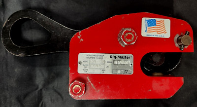 QTY 1 NOS CALDWELL 120-1/2 TON RIG MASTER VERTICAL LIFTING CLAMP ...