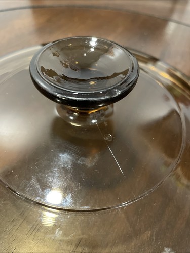 Amber Pyrex Replacement Lid V-2.5-C for 2.5L Corning Vision Pot - 8-1/2" - Picture 4 of 9