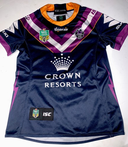 Melbourne Storm Rugby Trikot ISC Jugend Größe Small 8 NRL League Heimtrikot