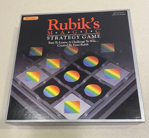 Rubik's Magic Strategy Board Game Complete with Instructions 1987 Matchbox - Picture 4 of 7