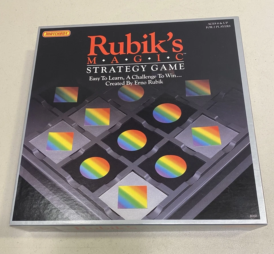 Rubik's Magic Strategy Board Game Complete with Instructions 1987 Matchbox - Image 4 of 4