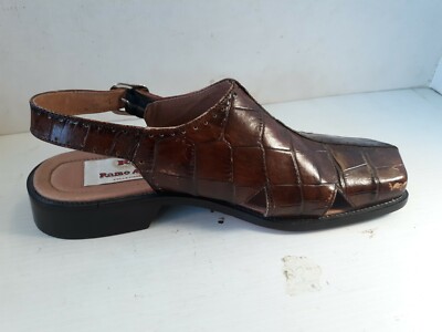 Men’s Ramo Alto Leather Fisherman’s Sandals Amazon.com | Size 9 Beige Emmanuela Comfortable Ancient  main image 4