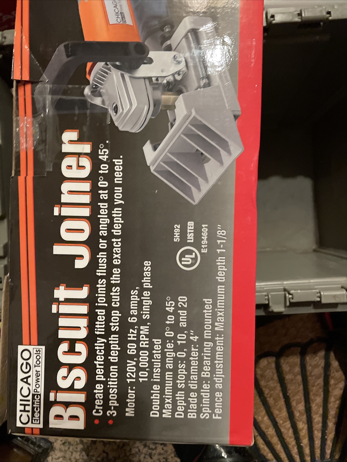 Biscuit Joiner Chicago Electric 38648 Power Tool for sale online eBay