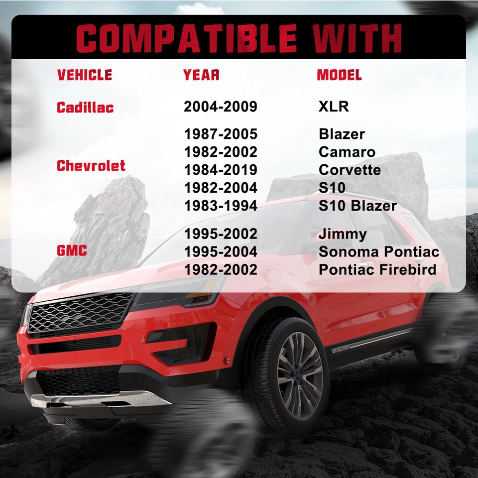 2PCS 2 Inch 5x4.75 Wheel spacers 12x1.5 For Pontiac Firebird 3.4L 1993-1995 - Image 3 of 4