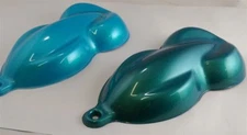 Peacock Blue Green Pearl Mica Pigment Custom Automotive Basecoat Aerosol  