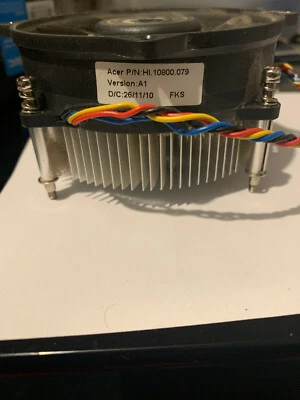 Ventilateur et et dissipateur ACER HI.10800.079 Soscket LGA 775 - Photo 1/2