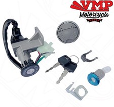 New Kymco Agility 50 Lock Key Set Ignition Barrel Side Seat Fuel Cap Locks