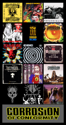 CORROSION OF CONFORMITY album discography magnet (4.5
