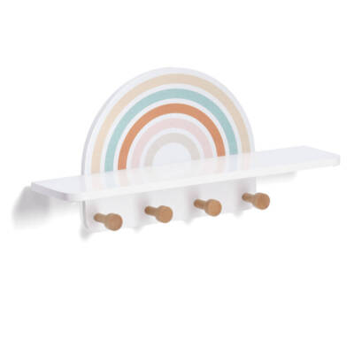 Wandgarderobe mit Ablage RAINBOW