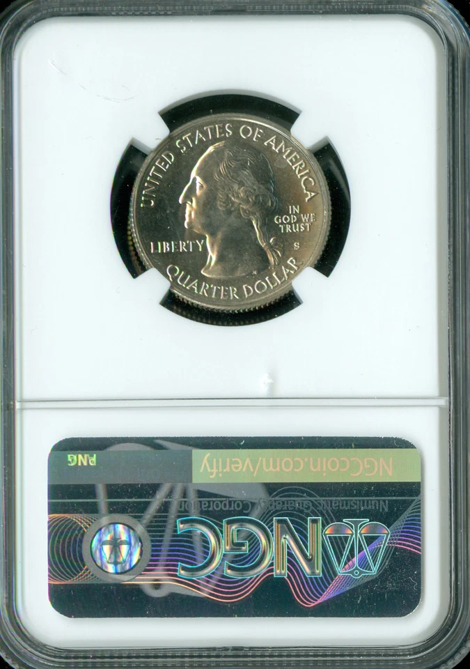 2017 S GEORGE ROGERS CLARK QUARTER NGC MS67 PL DMPL MAC FINEST GRADE  . - Image 2 of 2