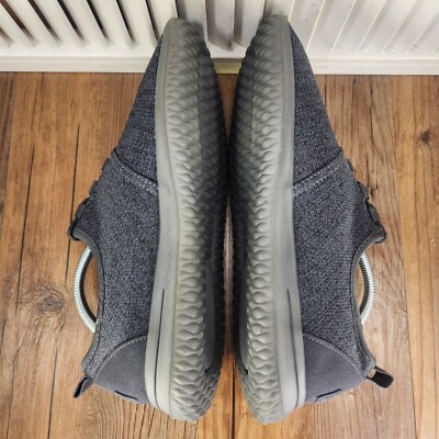 Mens 10 Hey Dude Relay Sox Dark Grey Casual Lace Up Low Comfort Sneakers Shoes Hey Dude Relay Sox Mens 10 Dark Grey Casual Lace Up Low  main image 3