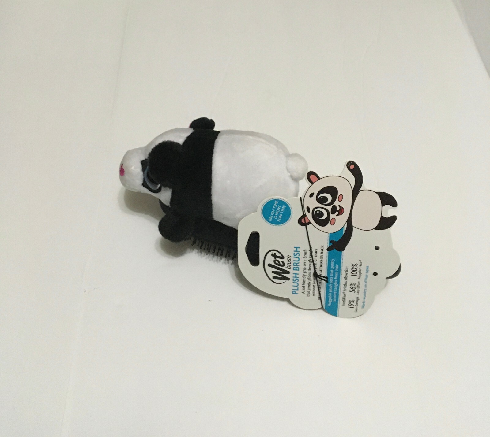 The Wet Brush Plush Panda Brush For Kids All Hair Types Removes Tangles |  eBay