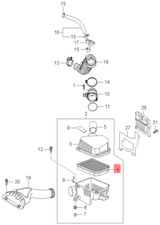 Original KIA 28113 2G300 Luftfilter Carens III Magentis II Neu