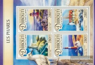 Dschibuti Briefmarken – Titanic Kleinbogen 2017 Postfrisch (MNH)