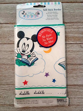 Disney Babies Mickey Minnie 5 Yard Self Stick Wall Border Roll Lot B