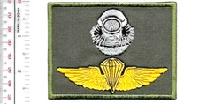 US Marine Corps  Force-RECON SCUBA Airborne Badges Patch vel NO TARIFF