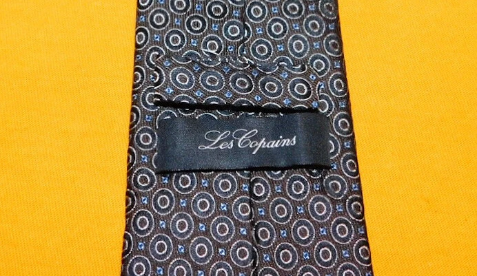 CORBATA HOMBRE LES COPAINS MADE IN ITALY MOTIVO LUNARES MULTICOLOR - CORBATAS DE DISEÑADOR. Foto 3 de 3