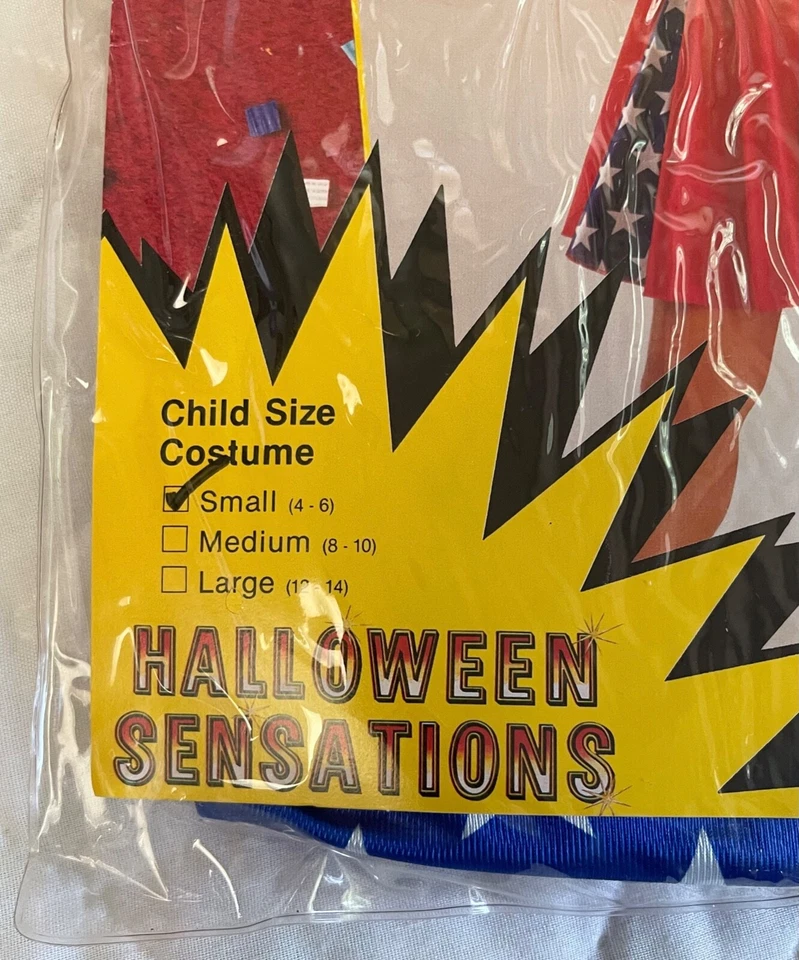 Disfraz de Animadora Vintage Rubie's Halloween Sensations "Equipo USA" Pequeño (4-6) Foto 2 de 4