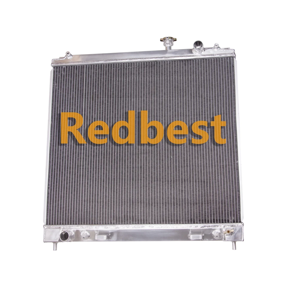 Radiador de aluminio CC2691 4 filas para Nissan Titan/Infiniti QX56 2004-2012 5,6 L V8 Foto 3 de 4