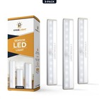 Under Cabinet Lights 10 Led Motion Sensor Closet Lights Cordless 3 Pack