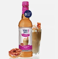 Jordan's Skinny Syrups Sugar Free Coffee Syrup Maple Bacon Donut Flavor Drink...