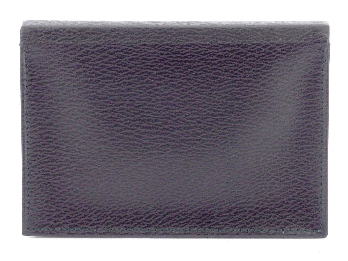 dunhill business card holder logo leather Authentic used T17532 | eBay