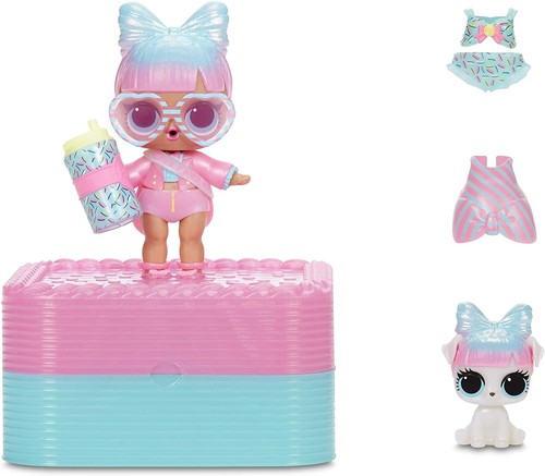 LOL Surprise Deluxe Present 2Pc PINK + TEAL Limited Edition Doll Pet Gift Box - Picture 2 of 10