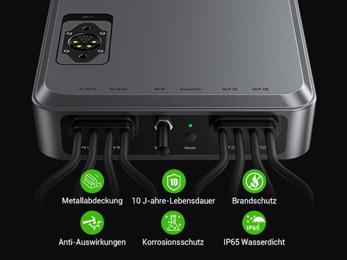 LIONSHEE 1024Wh Speicher mit 1600W MPPT PV HUB für Balkonkraftwerk Solaranlage - Bild 10 von 14