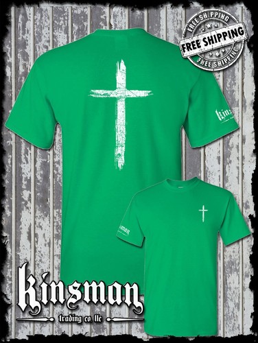 Camiseta Crucifijo Envejecido Cruz 2 Caras / Católico Cristiano Jesús Dios Fe - Imagen 7 de 11
