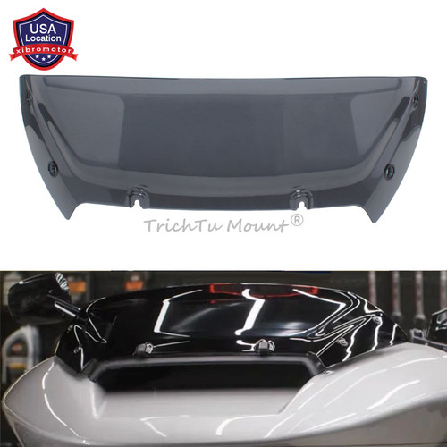 6" Smoke Windscreen Windshield Fits for Harley Road Glide CVO SE FLTRXSE 2023-Up - Picture 1 of 17