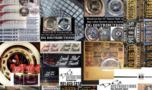 1947-1948 CHEVY FLEETLINE FLEETMASTER COUPE STYLEMASTER front Decal Set - Bild 4 von 11