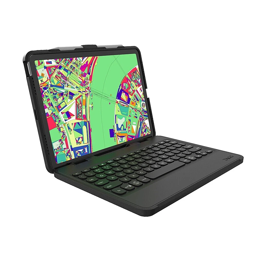 ZAGG Negro Silicona/gel/goma lector electrónico y Tablet Teclado Estuches, Fundas y folios