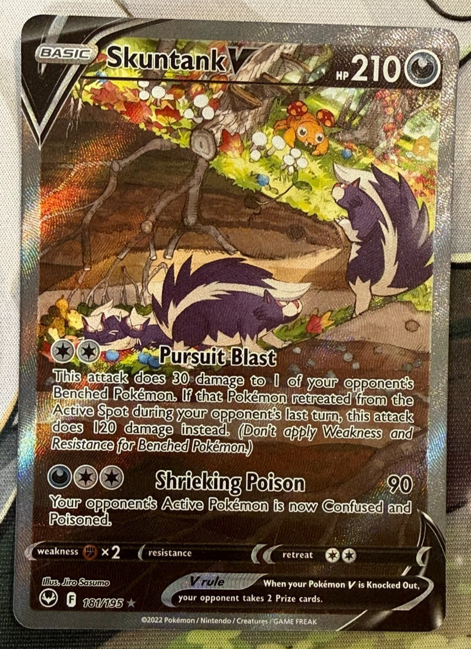 Skuntank V (Alternate Full Art) 181/195 Holo SWSH12: Silver Tempest NM