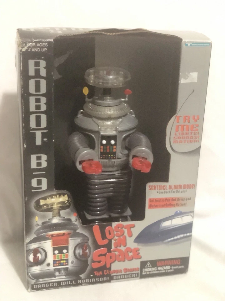 Robot Perdido en el Espacio B-9 Luces y Sonido 1997 Trendmasters Foto 4 de 4