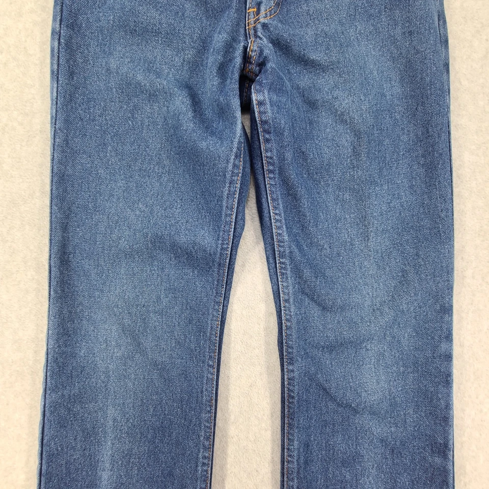 Vtg Levis Orange Tab Denim Jeans Tag 30x30 Fit 28x29 Straight Leg USA 20516 0914 - Image 4 of 4