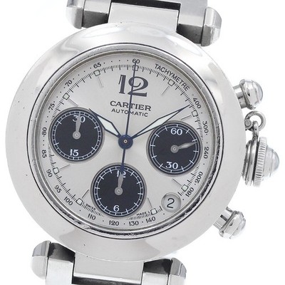 CARTIER Pasha C W31048M7 Chronograph Date Automatic Boy's Watch_943368