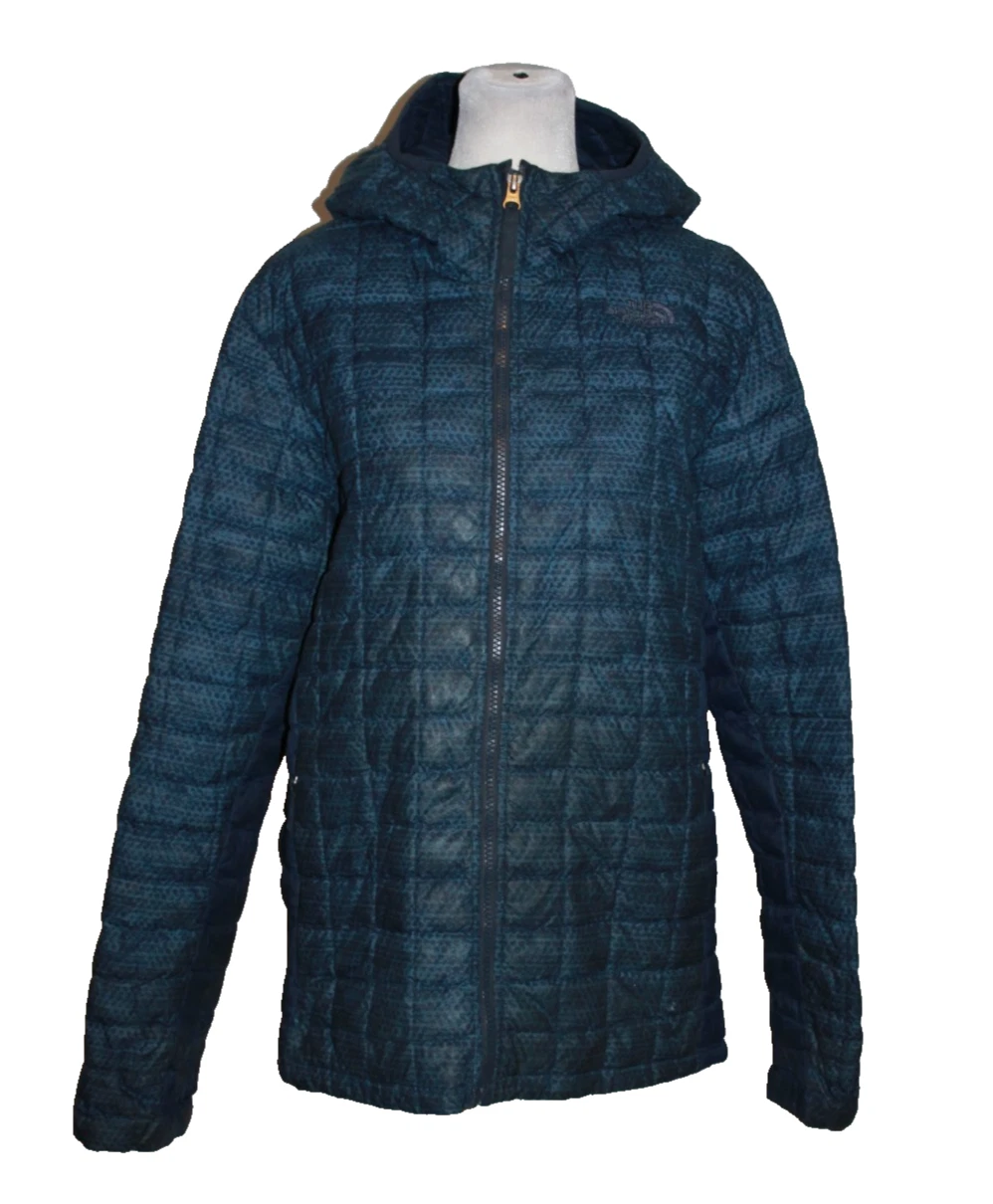 The North Face ThermoBall Insulated Quilted Jacket Coat Blue Boys X-Large 18-20