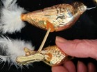 8 Rare Double Antique 4 Mercury Glass Bird & Feather Clip Christmas Ornaments! — photo 6