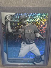 2022 Bowman Chrome Prospects Black and White Mini-Diamond #BCP177 Arol Vera