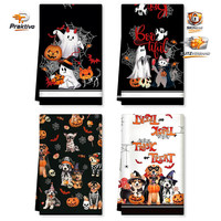 GeschirrtüCher Mikrofaser Halloween 4Er-Set 40 X 60 Cm KüChentüCher