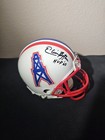 Elvin Bethea Auto Mini-Helmet Inscribed HOF 03 Beckett Witnessed Oilers BB2 — photo 1