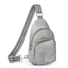 Small Sling Bag for , Vegan Leather Fanny Pack Crossbody Bags for , Chest Bag...