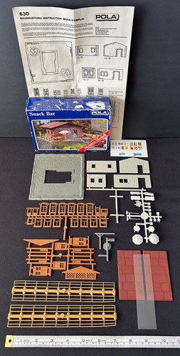 Pola HO SNACK BAR KIT Scale Model Train 1:87 Germany #11630 Open Box Complete | Zustand: Used