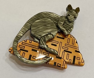 Erstwilder Australiana "Sure Footed Shy Guy” Brooch with Original Box