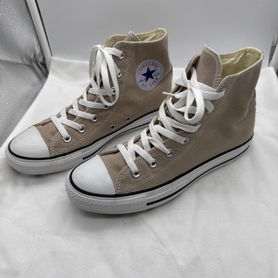 Converse Chuck Taylor All Star High Top Sneakers Tan Unisex Mens 6 Womens 8