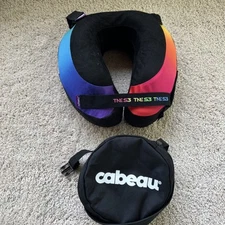 Cabeau TNE S3 Memory Foam Travel Pillow with Seat Straps